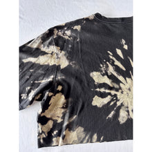 Load image into Gallery viewer, Black & Pale Green Spiral Reverse Dyed Carhartt T-Shirt Short Sleeve Cropped Size 2XL