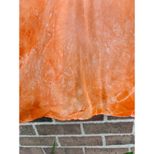 Load image into Gallery viewer, Antique Hand Dyed Slip Dress Bright Orange