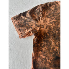 Load image into Gallery viewer, Black & Orange Bleach Dyed Carhartt T-Shirt Short Sleeve Size Large