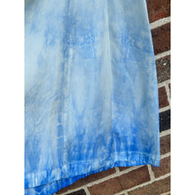 Load image into Gallery viewer, Antique Hand Dyed Slip Dress Ombré Blue Shibori