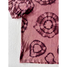 Load image into Gallery viewer, Maroon & Pink Shibori Bleach Dyed Carhartt T-Shirt Short Sleeve Size Large