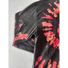 Load image into Gallery viewer, Black & Pink Spiral Reverse Dyed Carhartt T-Shirt Long Sleeve Size Large