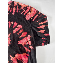 Load image into Gallery viewer, Black & Pink Spiral Reverse Dyed Carhartt T-Shirt Long Sleeve Size Large