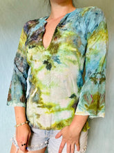 Load image into Gallery viewer, Hand Dyed Vintage Cotton Gauze Tunic