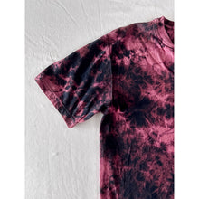 Load image into Gallery viewer, Black & Pink Bleach Dyed Carhartt T-Shirt Short Sleeve Size Small