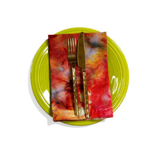 Load image into Gallery viewer, Hand Dyed Cloth Napkins 19" - Bonfire