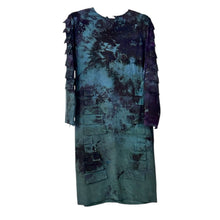 Load image into Gallery viewer, Hand Dyed 1980s Silk Vintage Dress