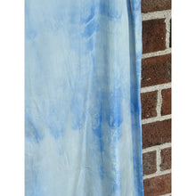 Load image into Gallery viewer, Antique Hand Dyed Slip Dress Ombré Blue Shibori
