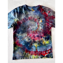 Load image into Gallery viewer, Rainbow Ice Dye Carhartt T-Shirt Short Sleeve Size Small