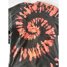 Load image into Gallery viewer, Black & Pink Spiral Reverse Dyed Carhartt T-Shirt Long Sleeve Size Large
