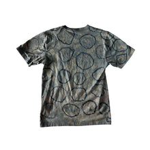 Load image into Gallery viewer, Blue Shibori Bleach Dyed Carhartt T-Shirt Short Sleeve Size Small