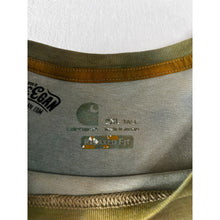 Load image into Gallery viewer, Green & Gray Ice Dyed Carhartt T-Shirt Short Sleeve Size 2XL