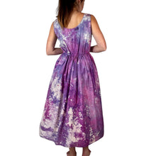 Load image into Gallery viewer, Hand Dyed Pink & Purple Vintage 1950s Silk Dress