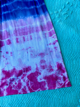 Load image into Gallery viewer, Ombre Navy Blue and Pink Tie Dye Slip Dress