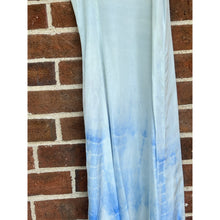 Load image into Gallery viewer, Antique Hand Dyed Slip Dress Ombré Blue Shibori