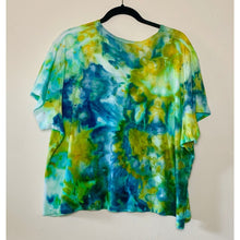 Load image into Gallery viewer, Hand Dyed Vintage T-Shirt - Blue & Green