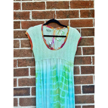 Load image into Gallery viewer, Vintage 1970s Ombré Dyed Maxi Dress & Jacket