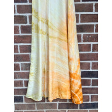 Load image into Gallery viewer, Hand Dyed Antique Slip Dress Yellow Orange Ombre