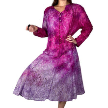 Load image into Gallery viewer, Hand Dyed Vintage 1980s Lace Dress Topper