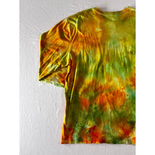 Load image into Gallery viewer, Lime Green Orange & Yellow Ice Dyed Carhartt T-Shirt Long Sleeve Size Large