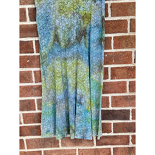 Load image into Gallery viewer, Antique 1930s 1940s Hand Dyed Blue Green Lace Dress