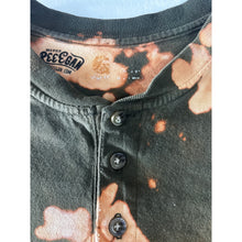 Load image into Gallery viewer, Green & Orange Bleach Dyed Carhartt T-Shirt Long Sleeve