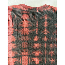 Load image into Gallery viewer, Black & Pink Shibori Bleach Dyed Carhartt T-Shirt Short Sleeve Size Small