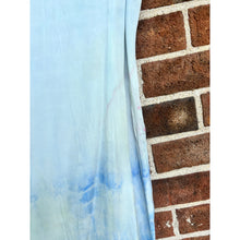 Load image into Gallery viewer, Antique Hand Dyed Slip Dress Ombré Blue Shibori