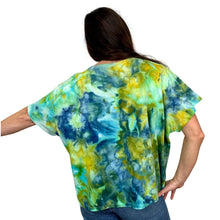Load image into Gallery viewer, Hand Dyed Vintage T-Shirt - Blue & Green