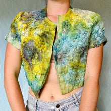 Load image into Gallery viewer, Vintage 1960s Floral Lace and Applique Bolero or Jacket