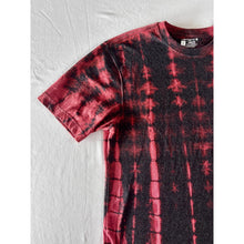 Load image into Gallery viewer, Black & Pink Shibori Bleach Dyed Carhartt T-Shirt Short Sleeve Size Small