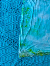 Load image into Gallery viewer, Lime Green and Turquoise Tie Dye Slip Dress