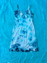Load image into Gallery viewer, Blue Tie Dye Slip Dress