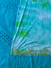 Load image into Gallery viewer, Lime Green and Turquoise Tie Dye Slip Dress
