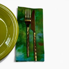 Load image into Gallery viewer, Hand Dyed Napkin 19" - Lush Forest