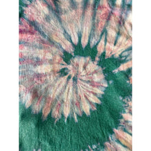Load image into Gallery viewer, Green & Pink Spiral Reverse Dyed Carhartt T-Shirt Long Sleeve Size Large