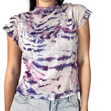 Load image into Gallery viewer, Antique 1940s Hand Dyed Shibori Blouse