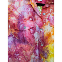 Load image into Gallery viewer, Ice Dyed Button Up Shirt