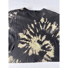 Load image into Gallery viewer, Black & Pale Green Spiral Reverse Dyed Carhartt T-Shirt Short Sleeve Cropped Size 2XL