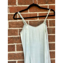 Load image into Gallery viewer, Antique Hand Dyed Slip Dress Ombré Blue Shibori
