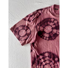 Load image into Gallery viewer, Maroon & Pink Shibori Bleach Dyed Carhartt T-Shirt Short Sleeve Size Large