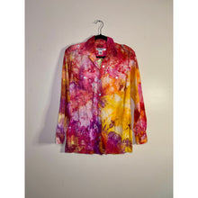 Load image into Gallery viewer, Ice Dyed Button Up Shirt