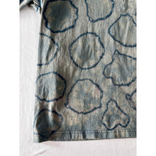 Load image into Gallery viewer, Blue Shibori Bleach Dyed Carhartt T-Shirt Short Sleeve Size Small