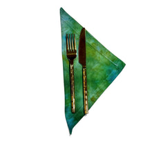 Load image into Gallery viewer, Hand Dyed Napkins 9.5" - Lush Forest