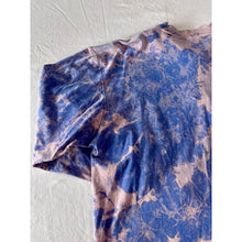 Load image into Gallery viewer, Blue & Purple Bleach Dyed Carhartt T-Shirt Long Sleeve