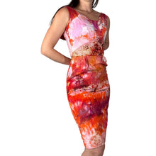 Load image into Gallery viewer, Hand Dyed Vintage 1950s Wiggle Dress