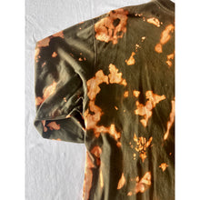 Load image into Gallery viewer, Green & Orange Bleach Dyed Carhartt T-Shirt Long Sleeve