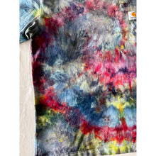 Load image into Gallery viewer, Rainbow Ice Dye Carhartt T-Shirt Short Sleeve Size Small