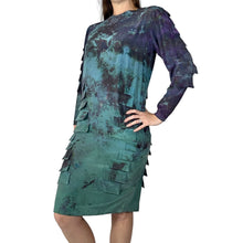 Load image into Gallery viewer, Hand Dyed 1980s Silk Vintage Dress