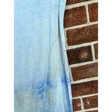 Load image into Gallery viewer, Antique Hand Dyed Slip Dress Ombré Blue Shibori